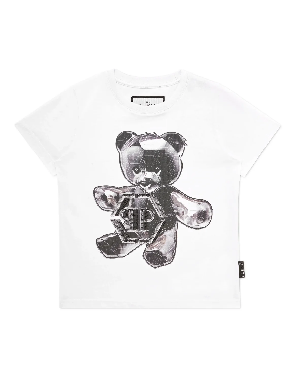 T-shirt Round Neck SS Teddy Bear, цвет: Белый