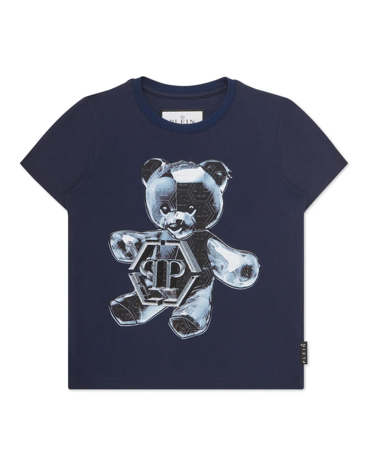 T-shirt Round Neck SS Teddy Bear, цвет: Синий