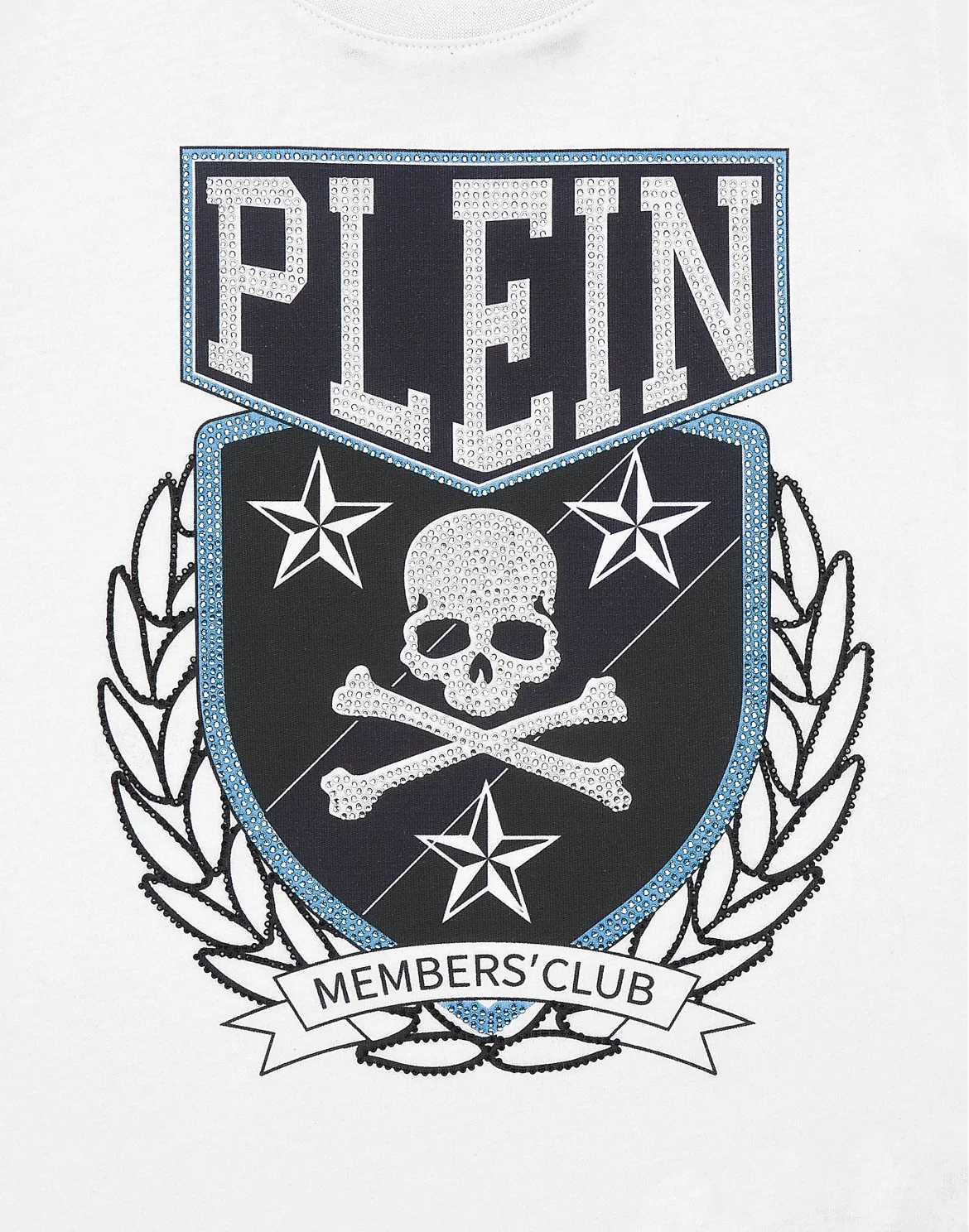 T-shirt Round Neck SS Patches, цвет: Белый