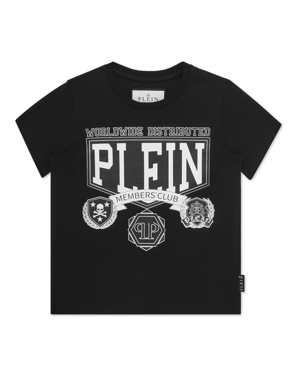 T-shirt Round Neck SS College, цвет: Черный