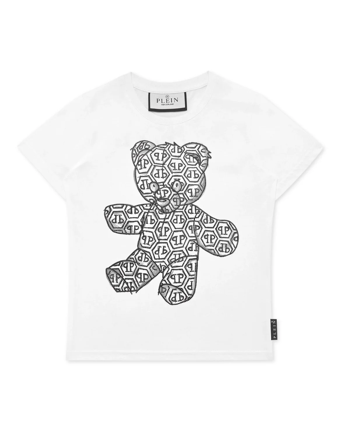 T-shirt Round Neck SS Teddy Bear, цвет: Белый