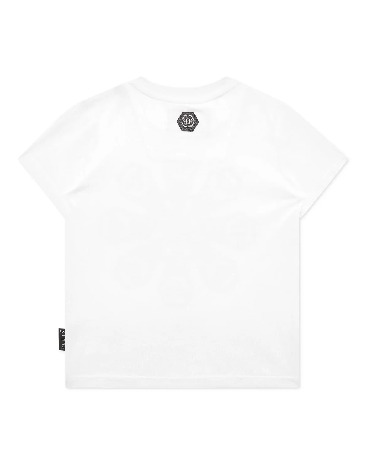 T-shirt Round Neck SS Strass Monogram, цвет: Белый
