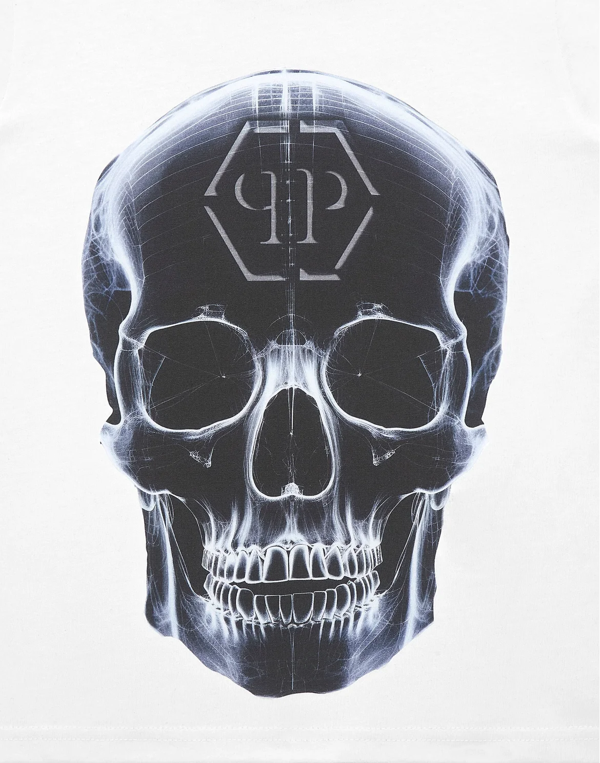 T-shirt Round Neck SS Skull, цвет: Белый