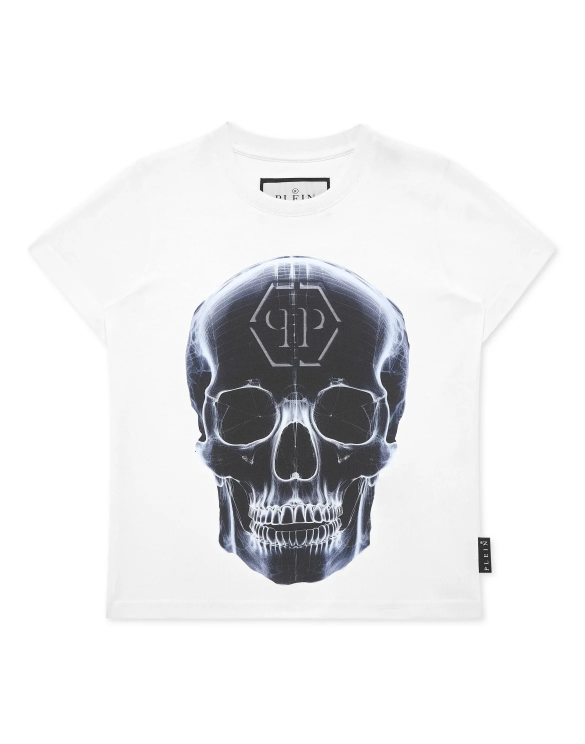 T-shirt Round Neck SS Skull, цвет: Белый