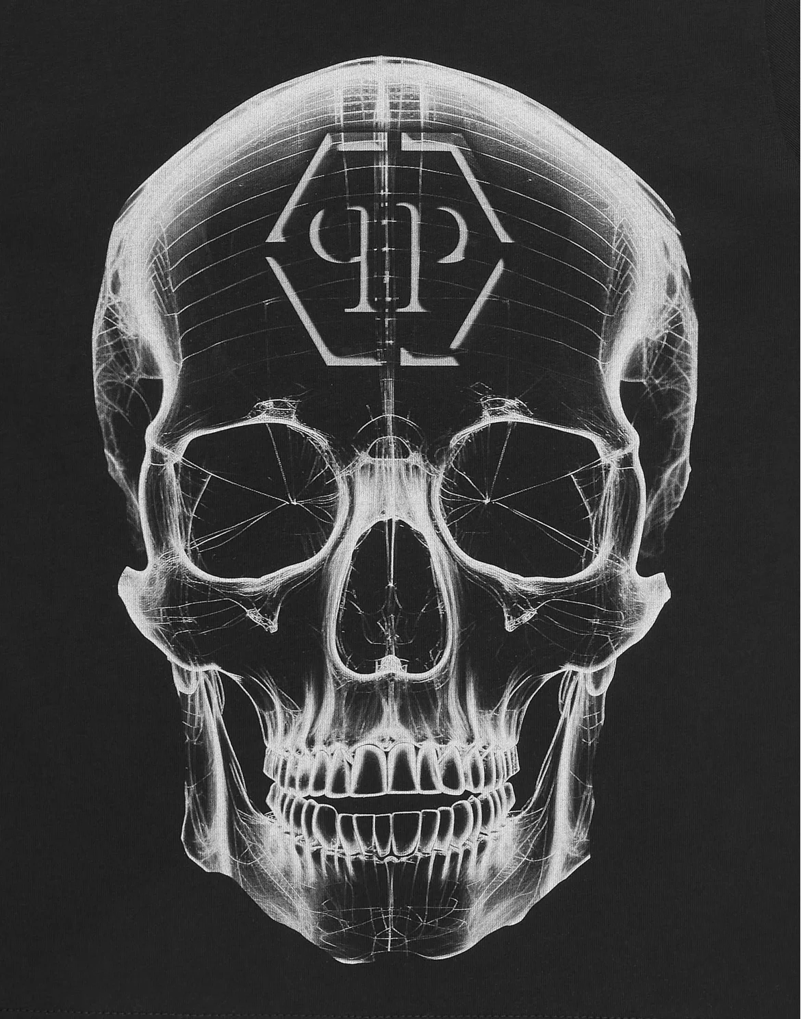 T-shirt Round Neck SS Skull, цвет: Черный