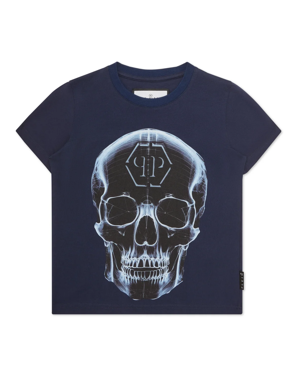 T-shirt Round Neck SS Skull, цвет: Синий
