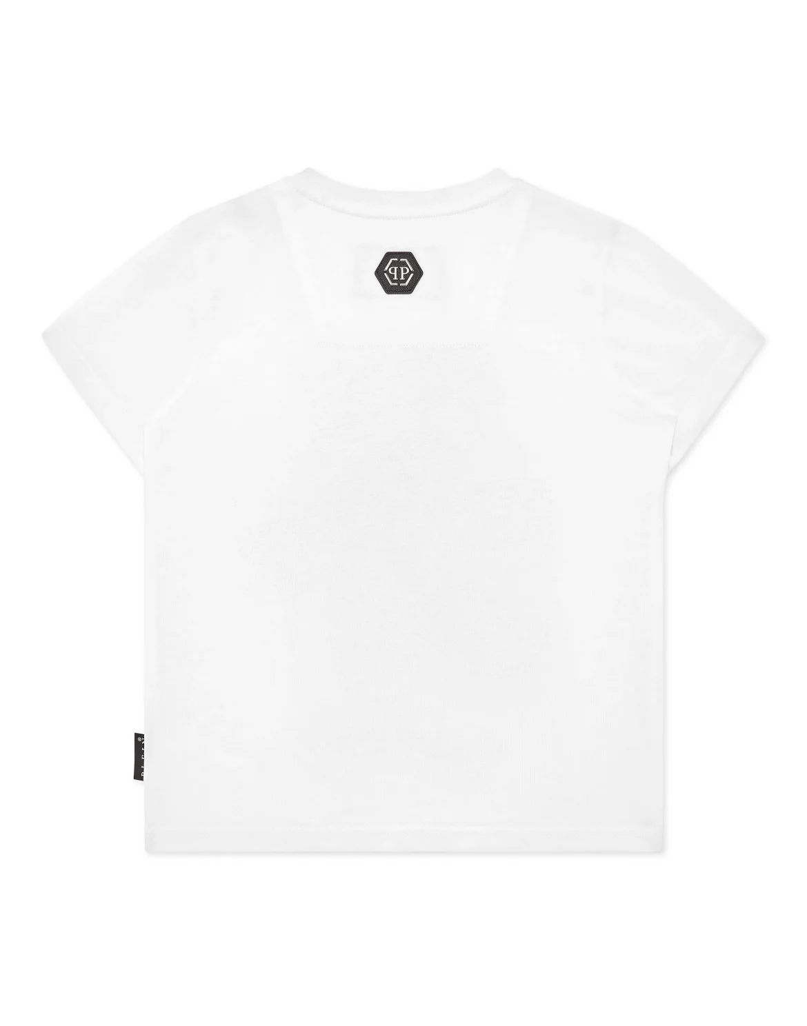 T-shirt Round Neck SS Strass Teddy Bear, цвет: Белый