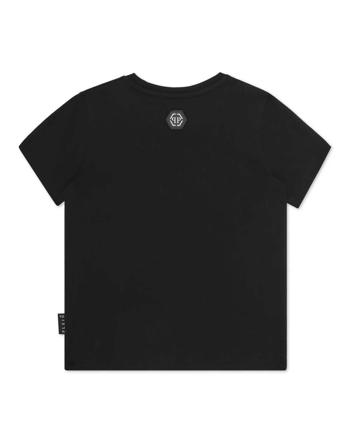 T-shirt Round Neck SS Strass Teddy Bear, цвет: Черный