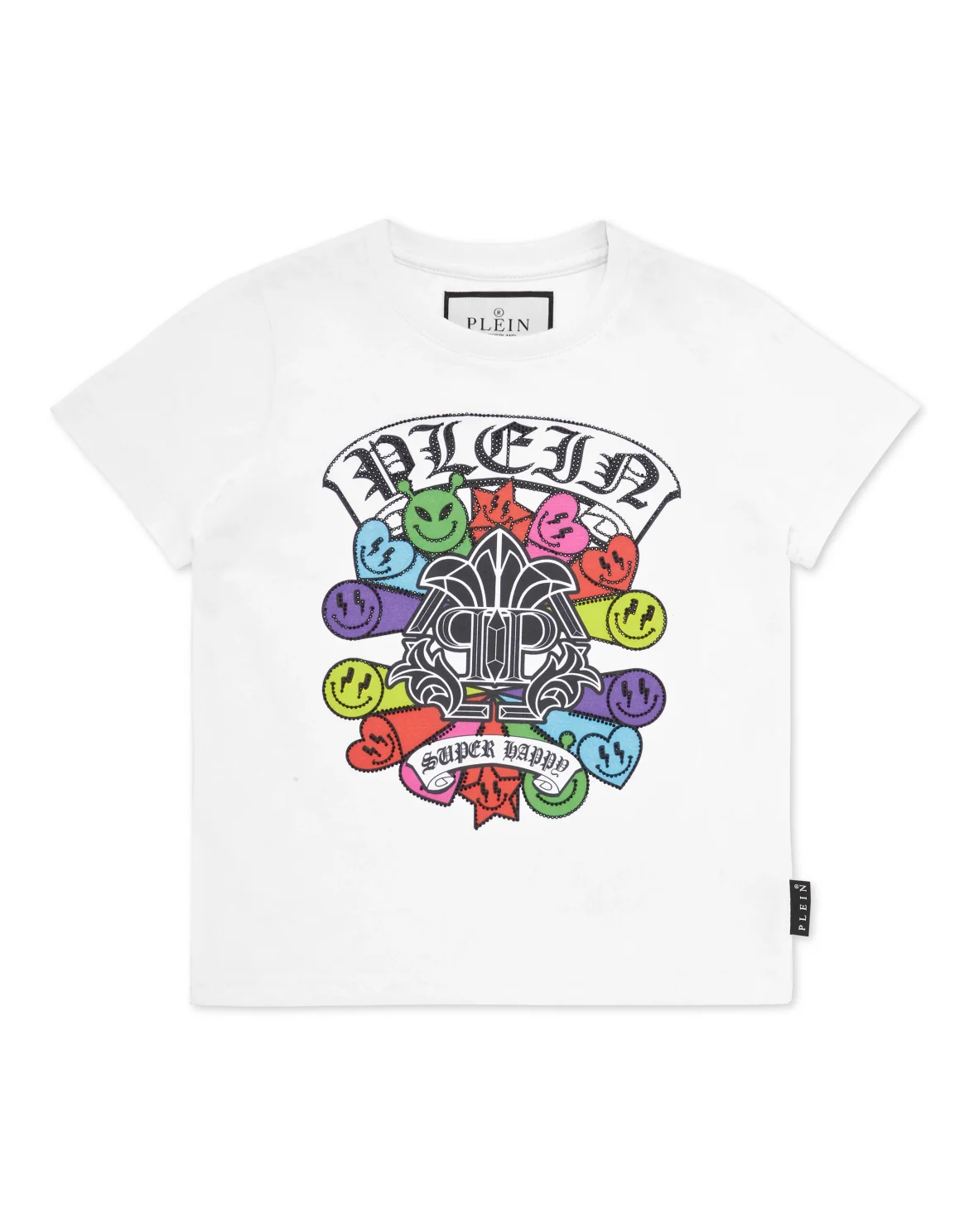 T-shirt Round Neck SS Smile, цвет: Белый