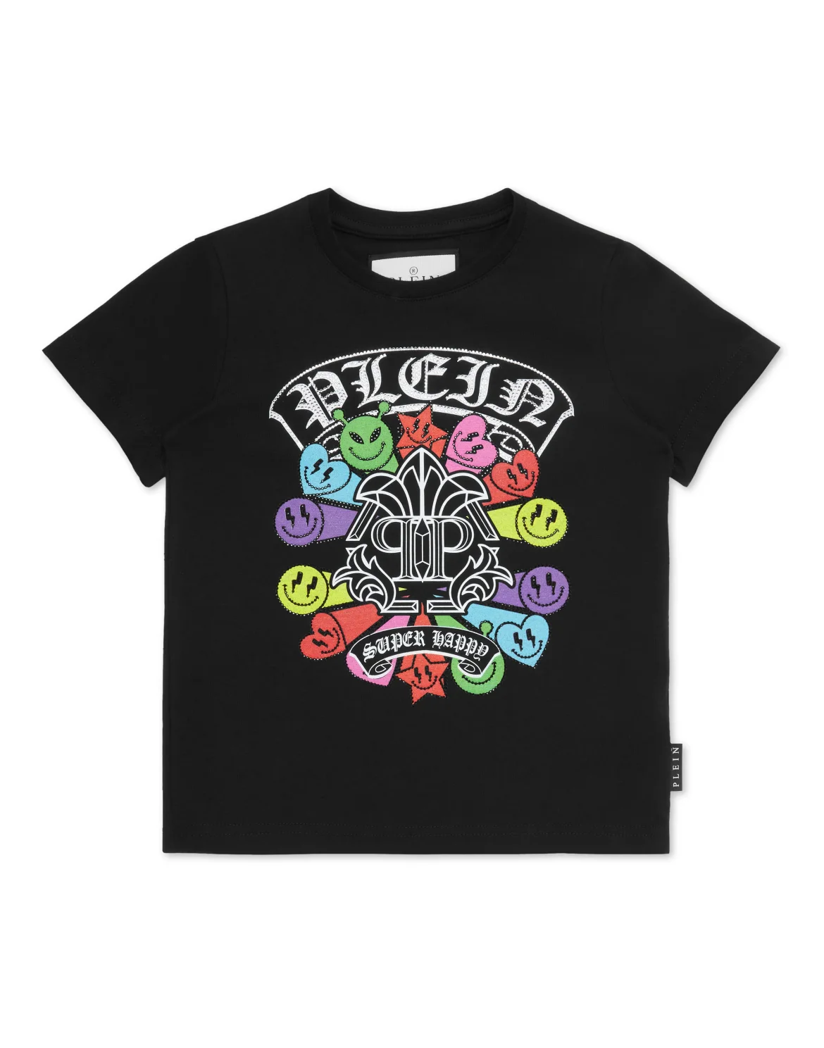 T-shirt Round Neck SS Smile, цвет: Черный