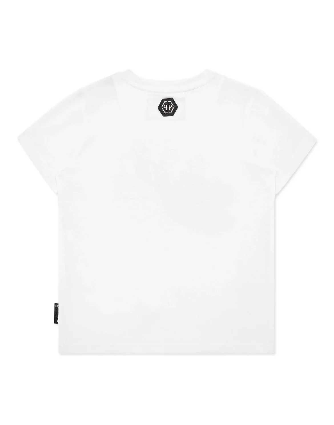 T-shirt Round Neck SS Strass Smile, цвет: Белый