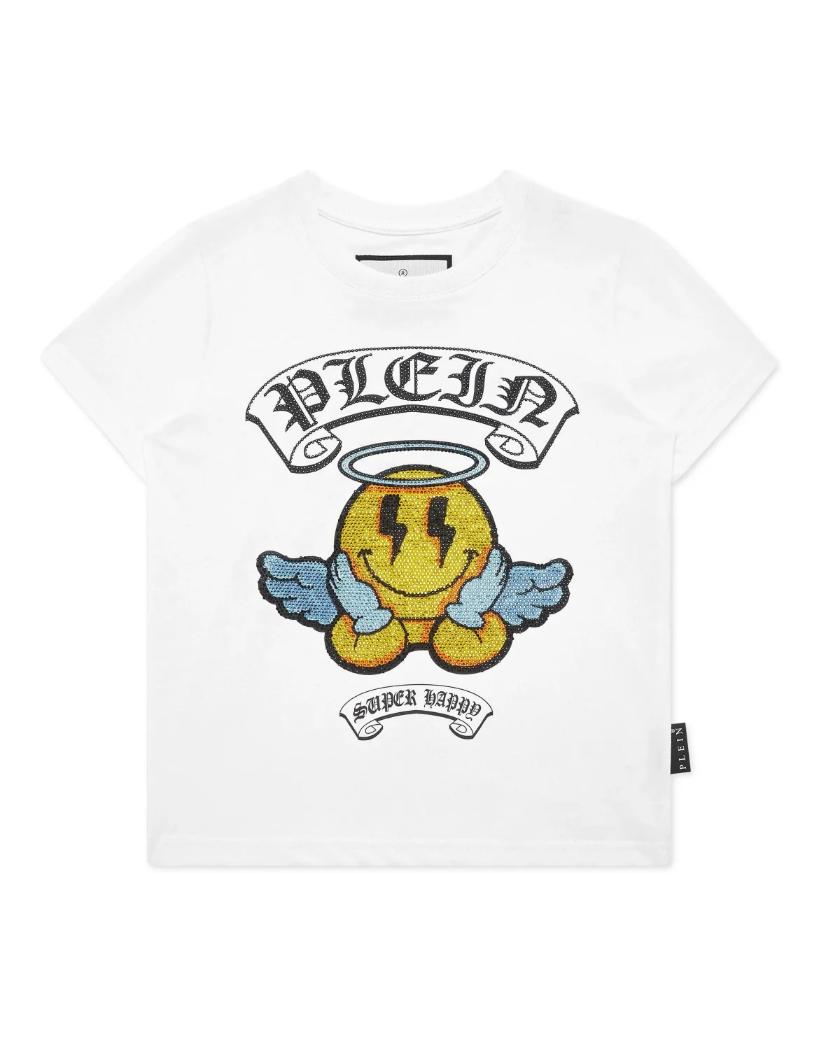 T-shirt Round Neck SS Smile, цвет: Белый