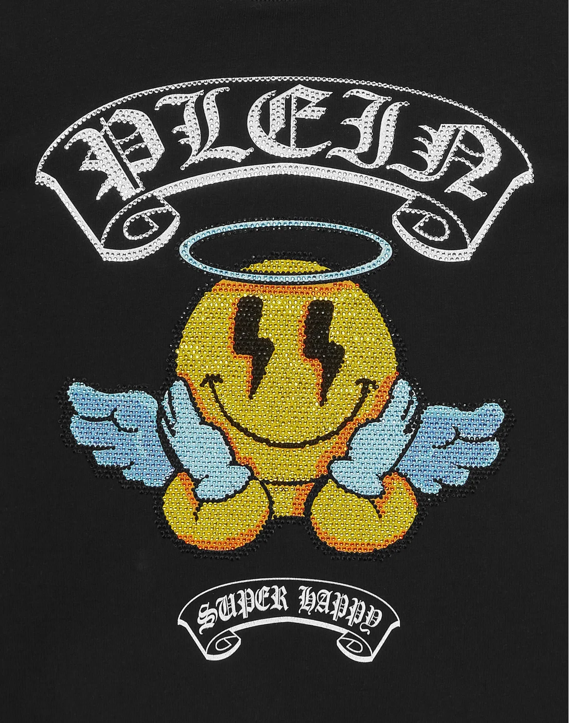 T-shirt Round Neck SS Smile, цвет: Черный
