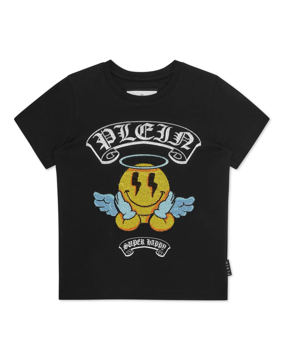 T-shirt Round Neck SS Smile, цвет: Черный