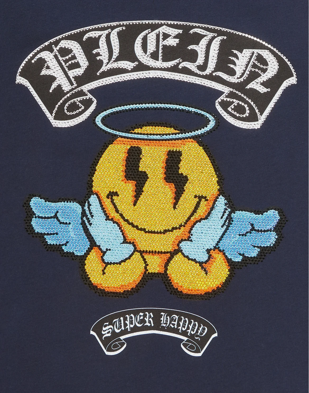 T-shirt Round Neck SS Smile, цвет: Синий