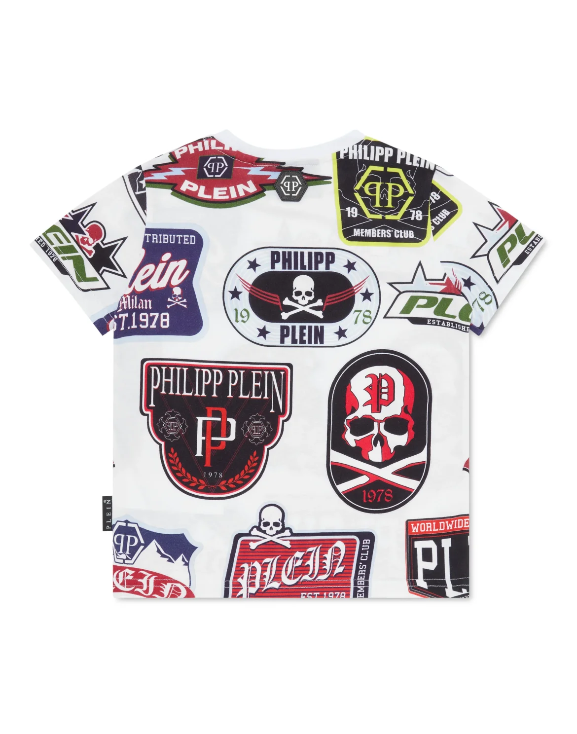 T-shirt Round Neck SS Patches, цвет: Белый