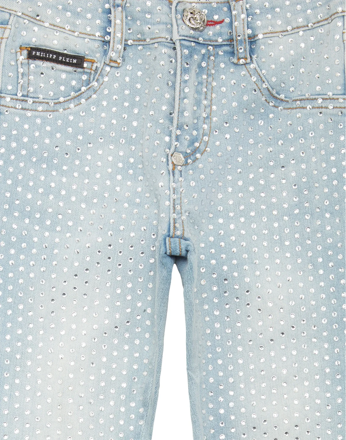 Denim Strass Jeggins, цвет: Голубой