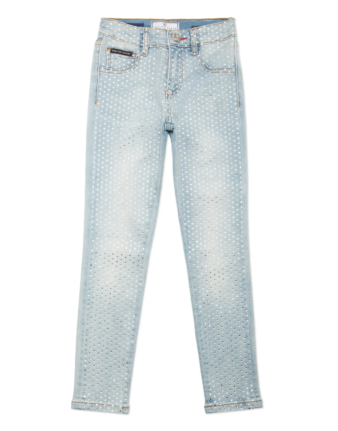 Denim Strass Jeggins, цвет: Голубой