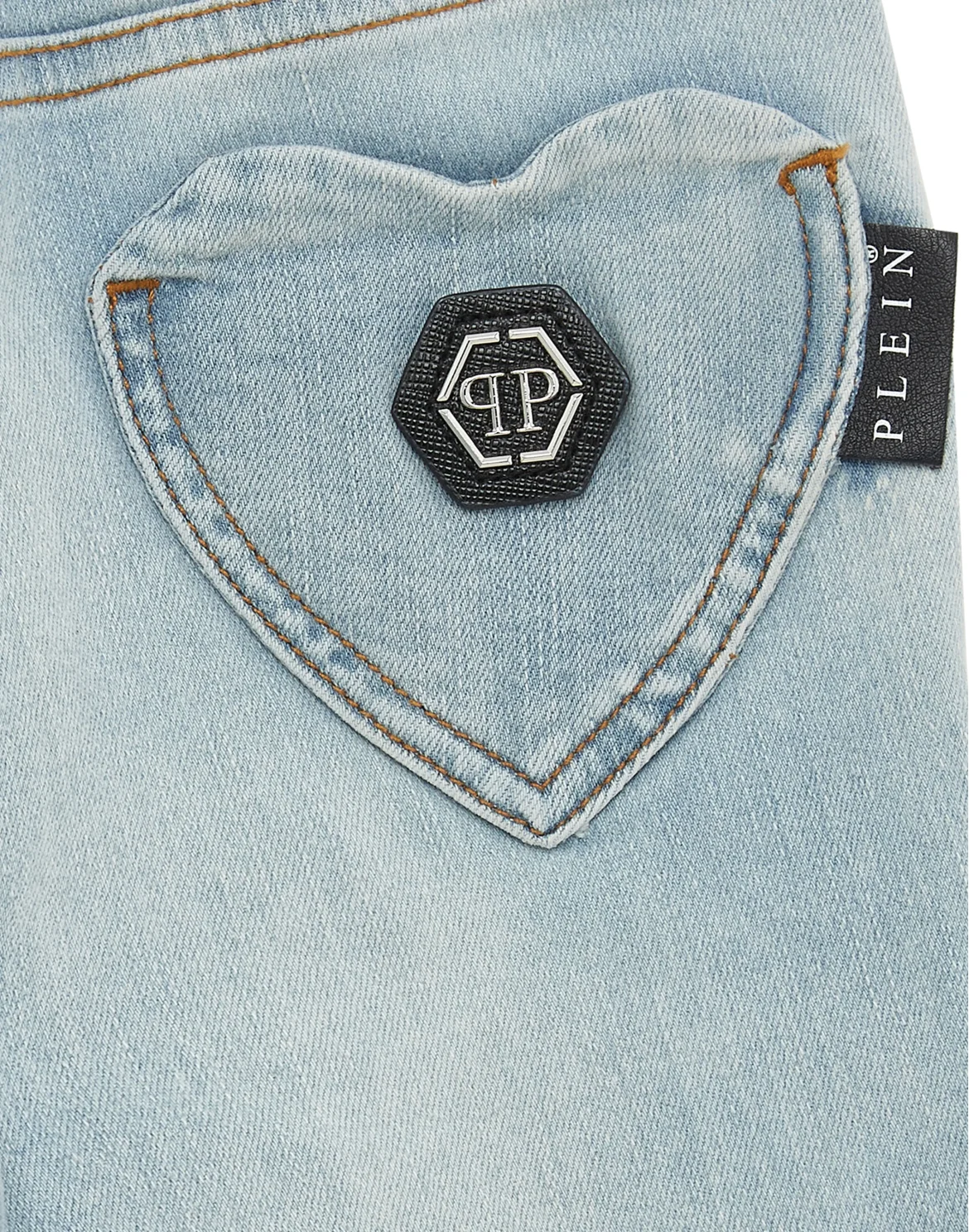Denim Jeggins Heart, цвет: Голубой
