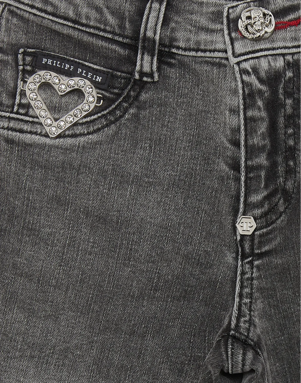 Denim Jeggins Heart, цвет: Черный