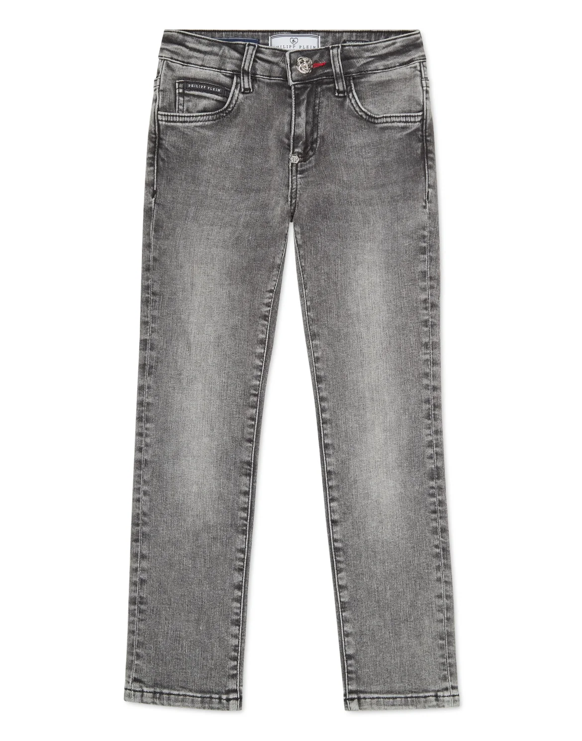 Denim Regular Fit Trousers, цвет: Черный