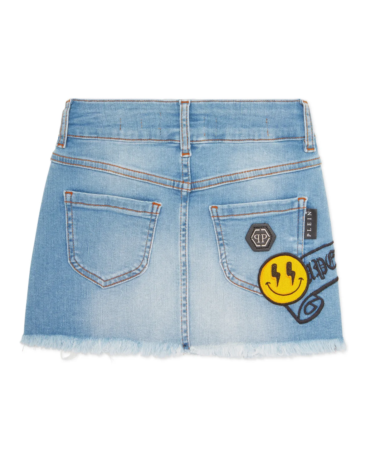 Denim Mini Skirt Smile, цвет: Голубой