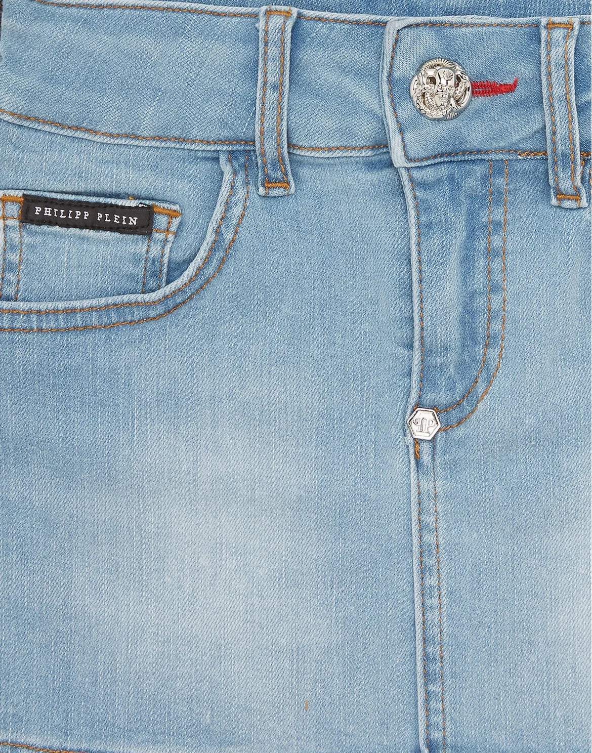Denim Mini Skirt, цвет: Голубой