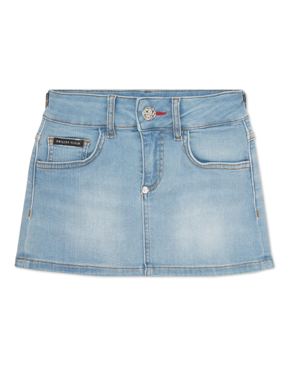 Denim Mini Skirt, цвет: Голубой