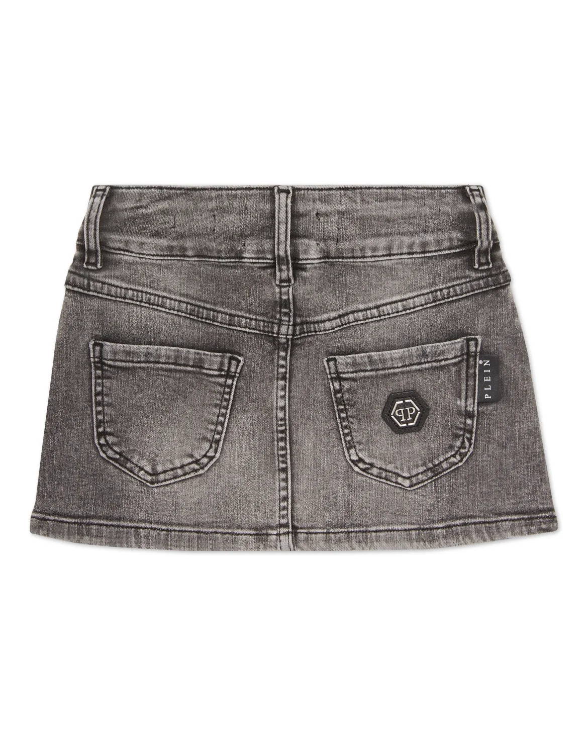 Denim Mini Skirt, цвет: Черный