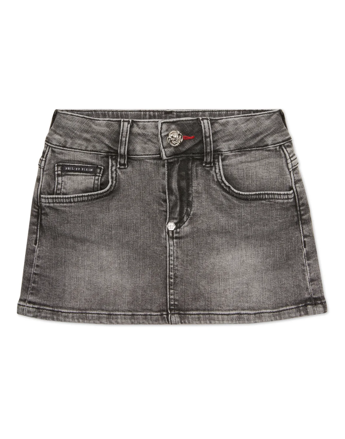 Denim Mini Skirt, цвет: Черный