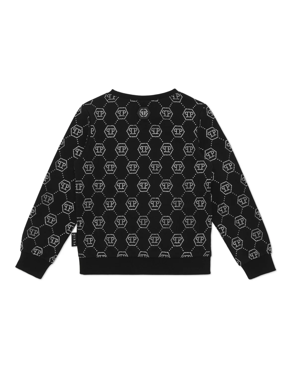 Sweatshirt LS Strass Monogram, цвет: Черный