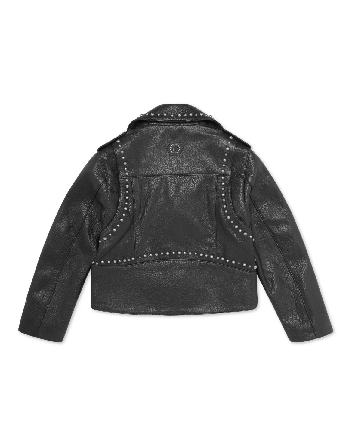 Leather Biker Jacket Smile, цвет: Черный
