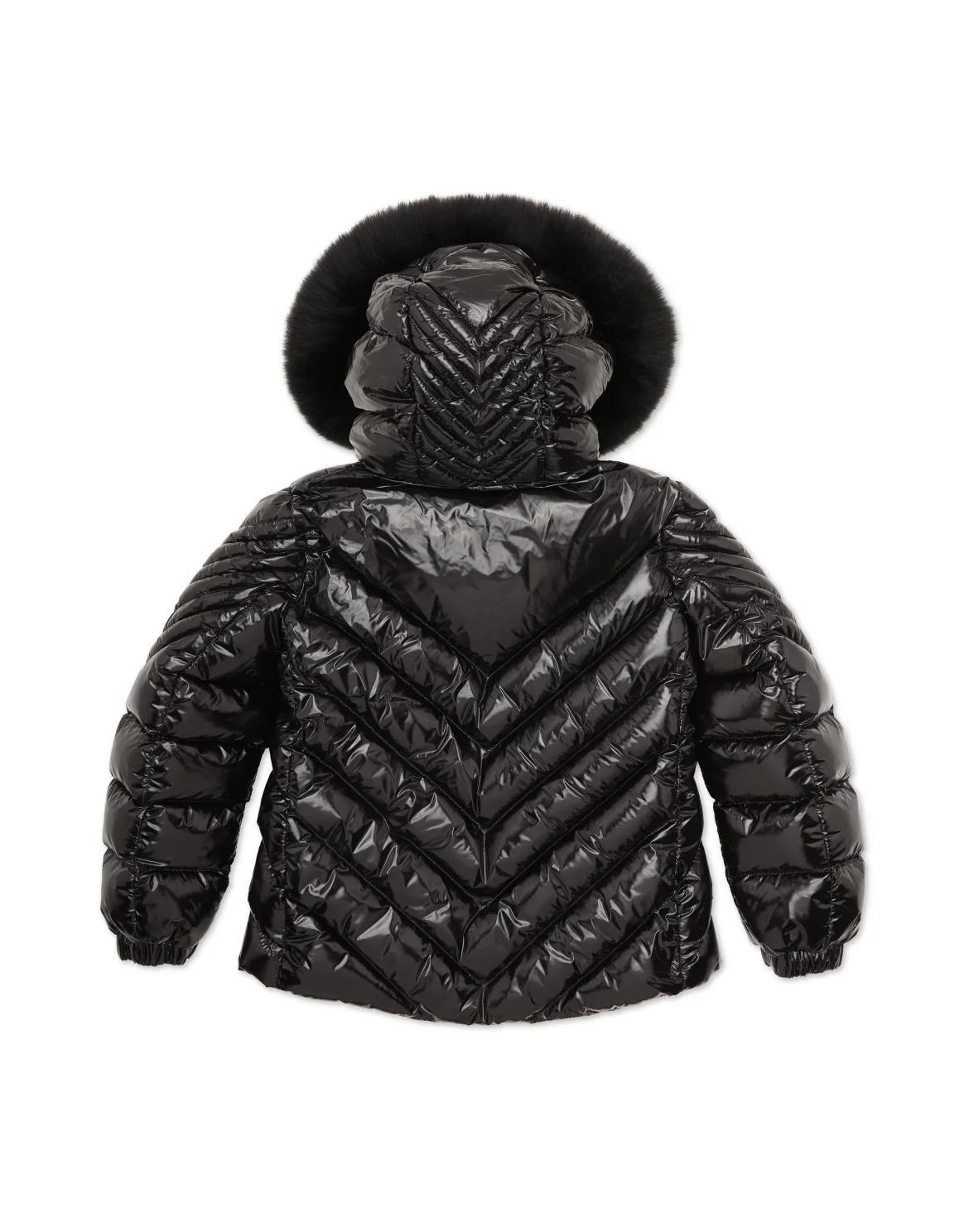 Puffer Fox Puffer Jacket Monogram, цвет: Черный