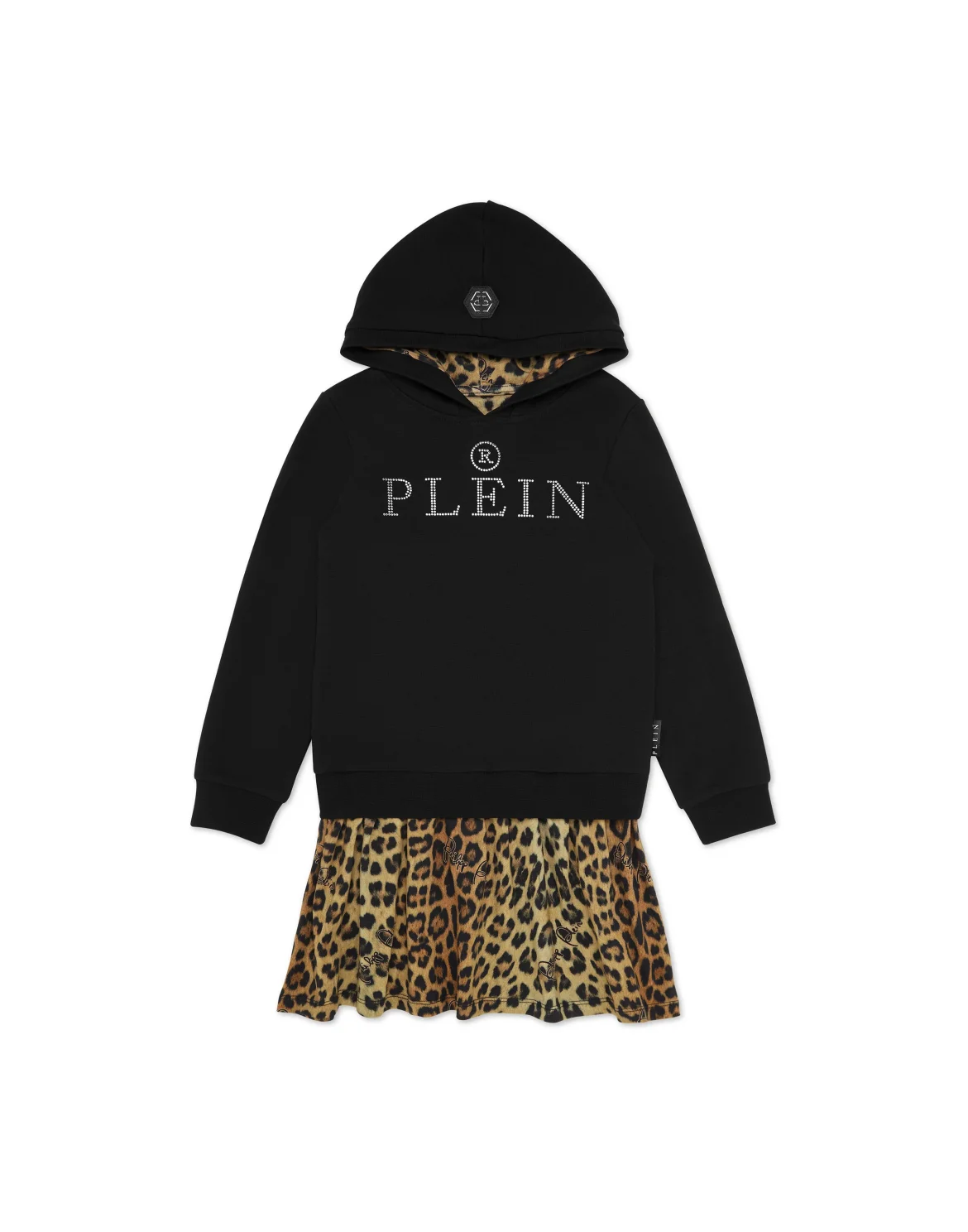 Hooded Dress Leopard, цвет: Леопард