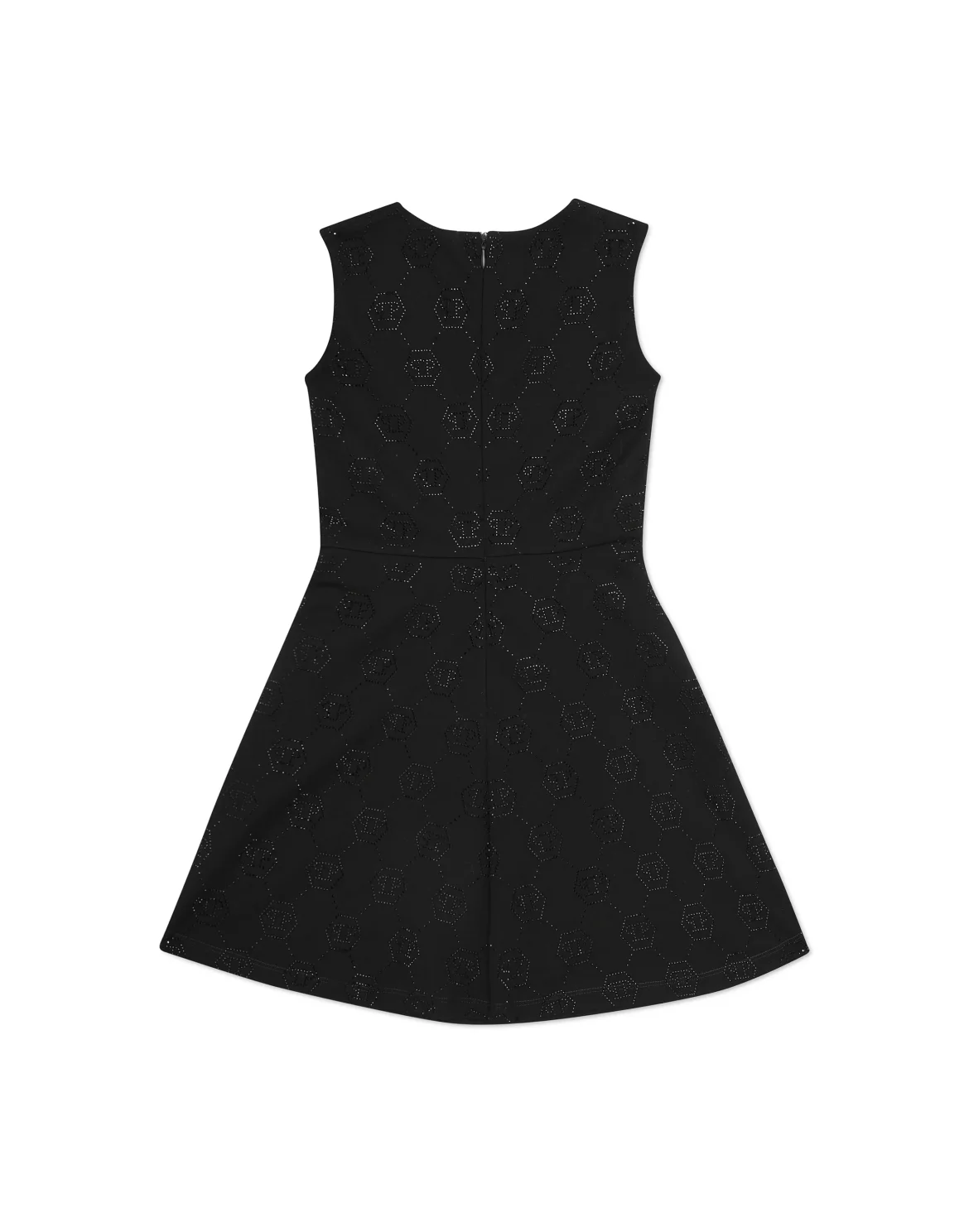 Duchesse Doll Midi Dress Strass Monogram, цвет: Черный