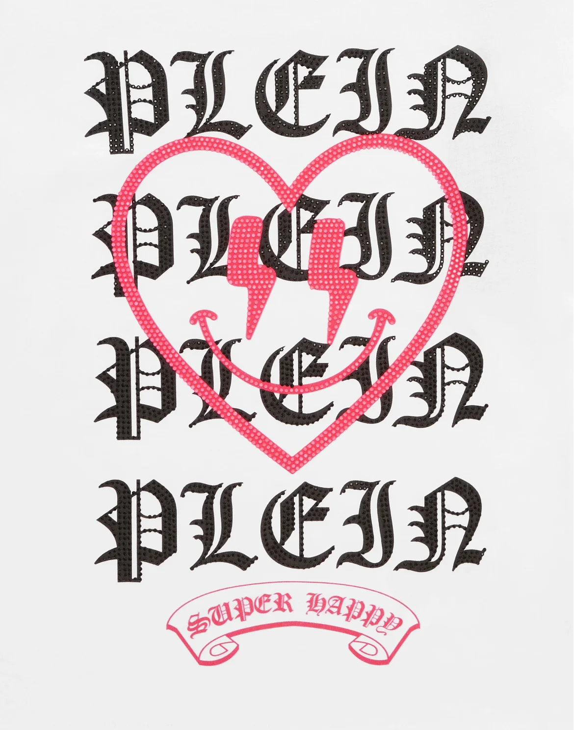 Burnout T-Shirt Sexy Pure Strass Heart, цвет: Белый
