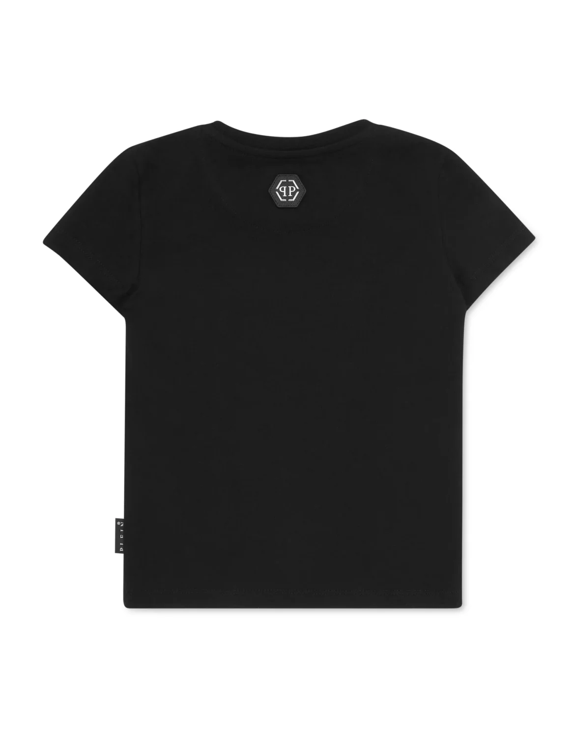 T-shirt Round Neck SS Strass, цвет: Черный