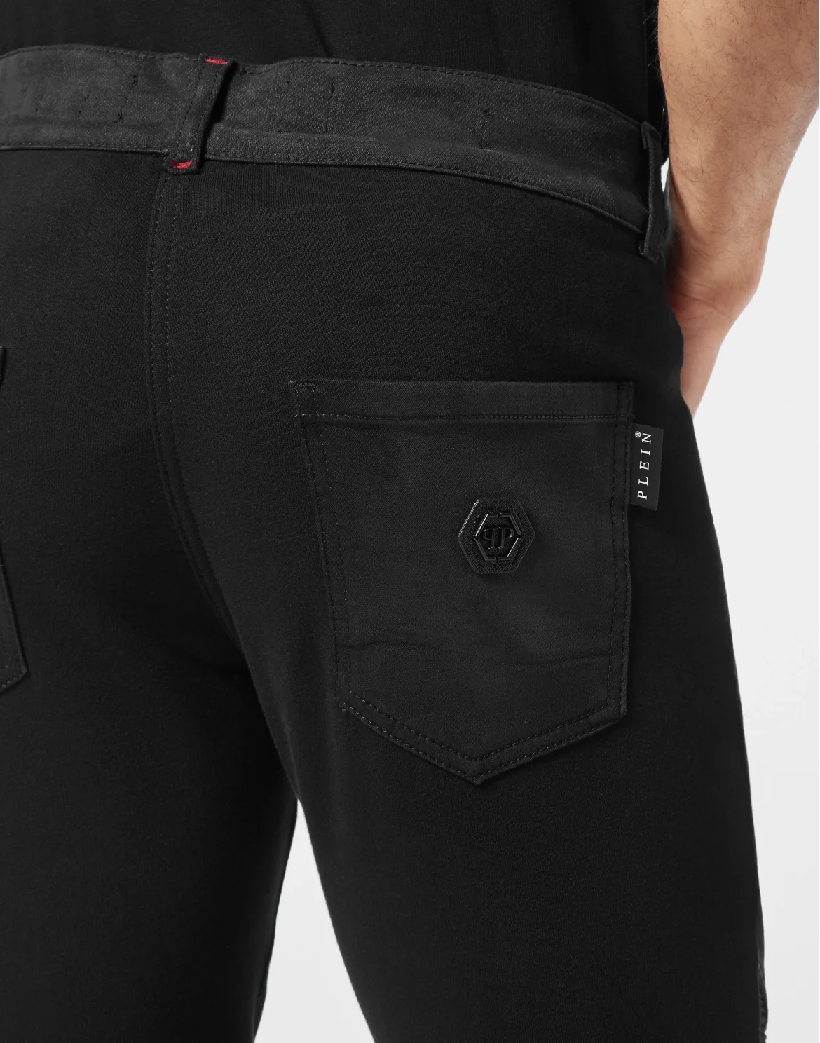 Denim Jogging Trousers, цвет: Черный