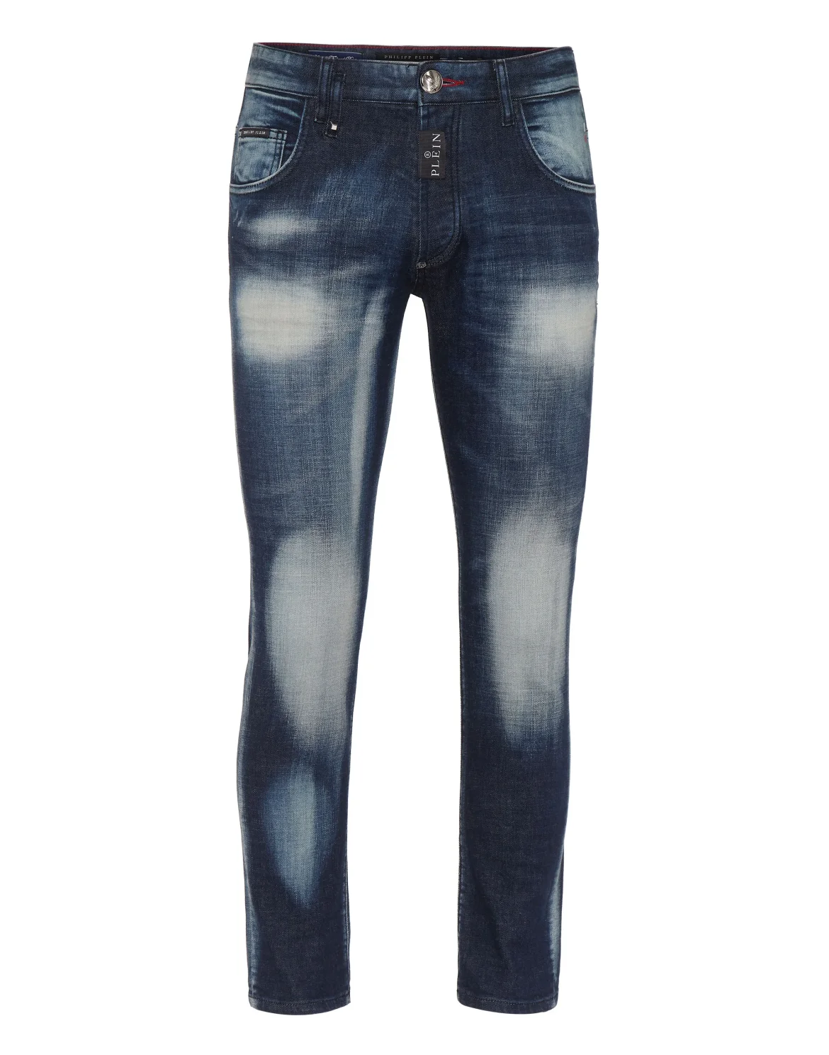 Denim Skinny Trousers, цвет: Серый