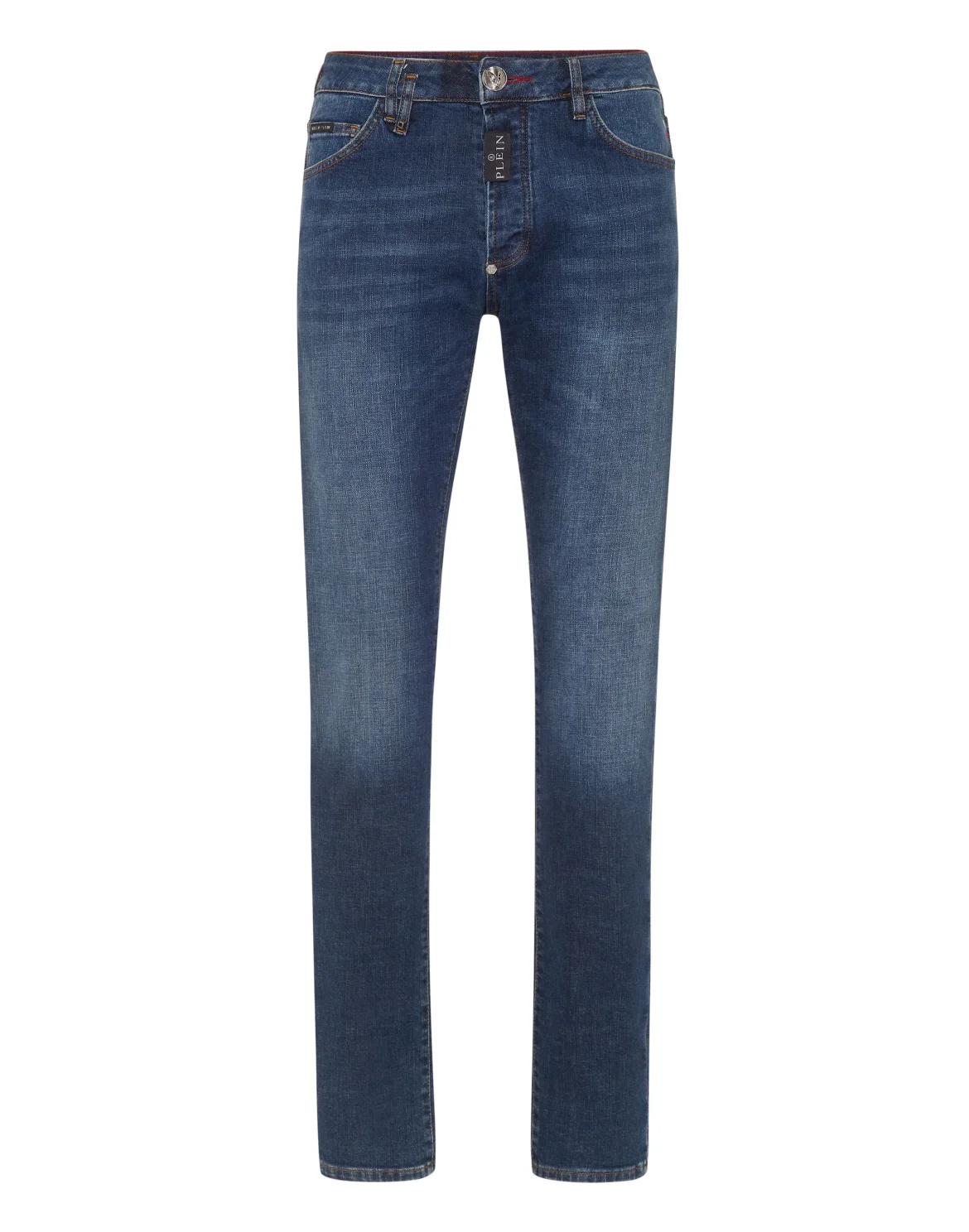 Denim Super Straight Cut Trousers, цвет: Белый
