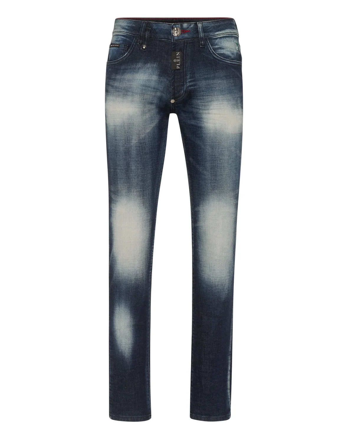 Denim Super Straight Cut Trousers, цвет: Серый