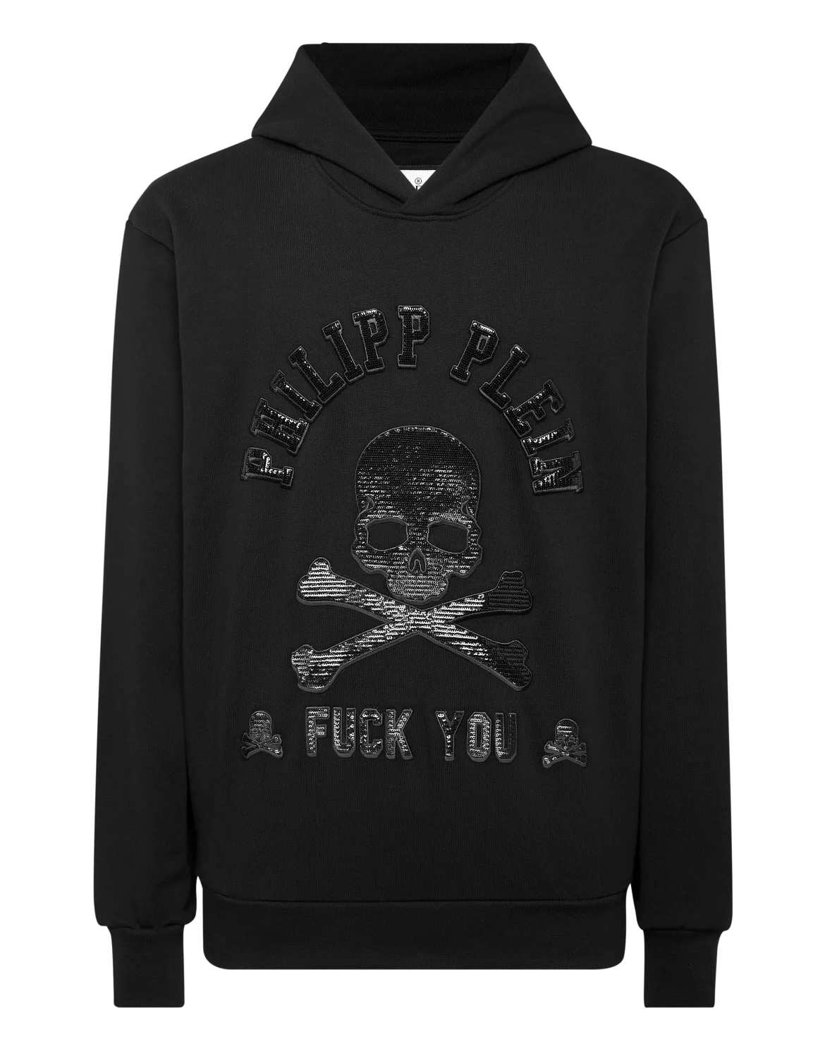 Hoodie sweatshirt Iconic Plein, цвет: Черный