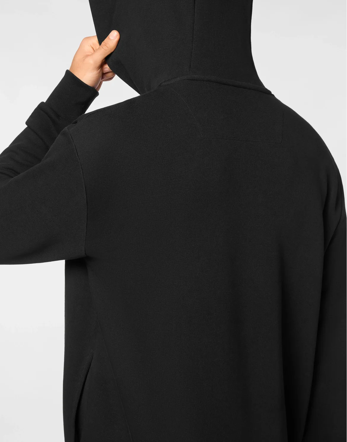 Hoodie Sweatshirt With Patch Skull&Bones, цвет: Черный