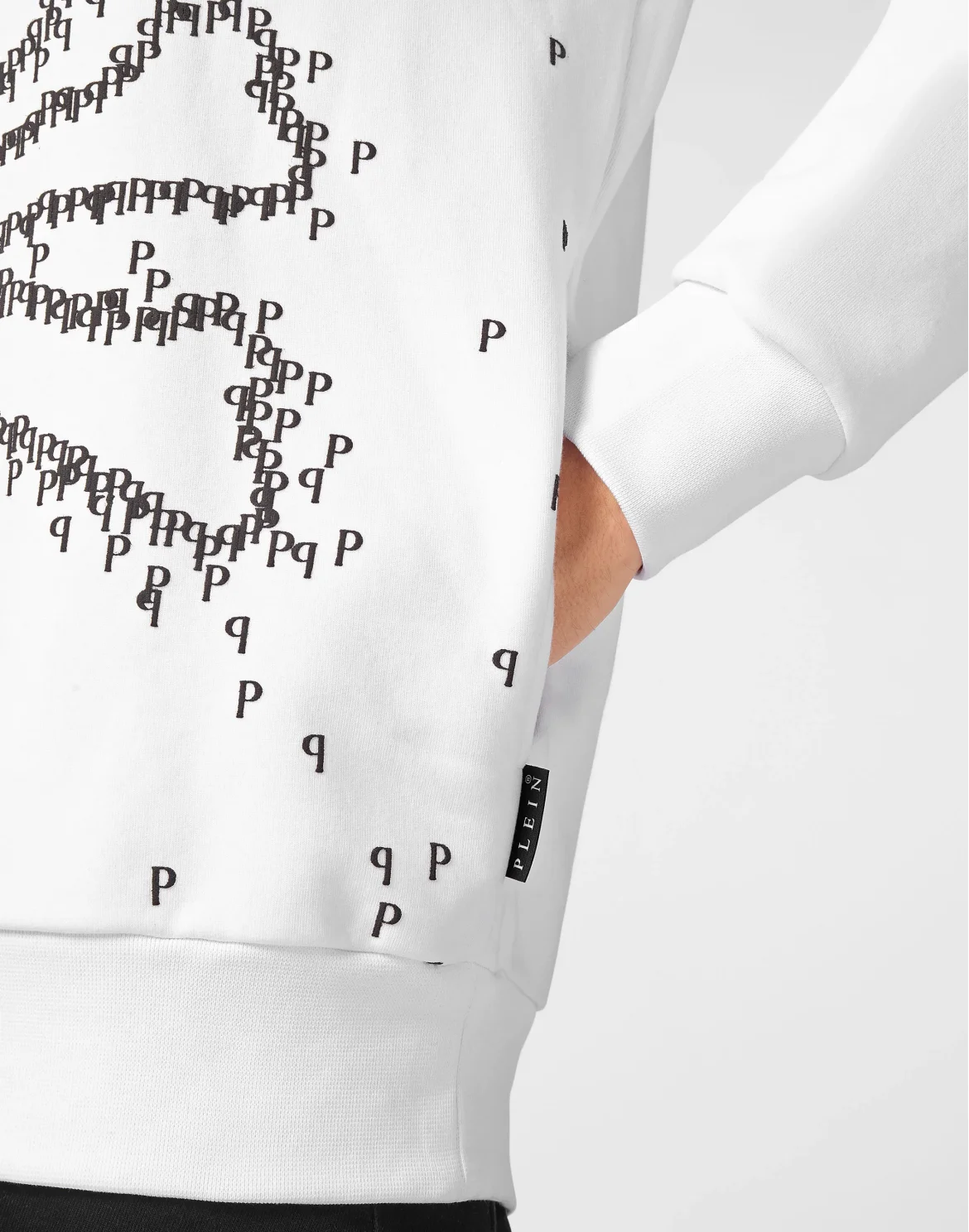 Hoodie Sweatshirt Skull&Bones, цвет: Белый