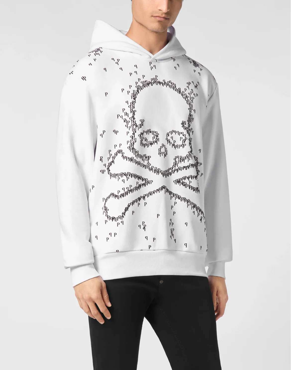 Hoodie Sweatshirt Skull&Bones, цвет: Белый