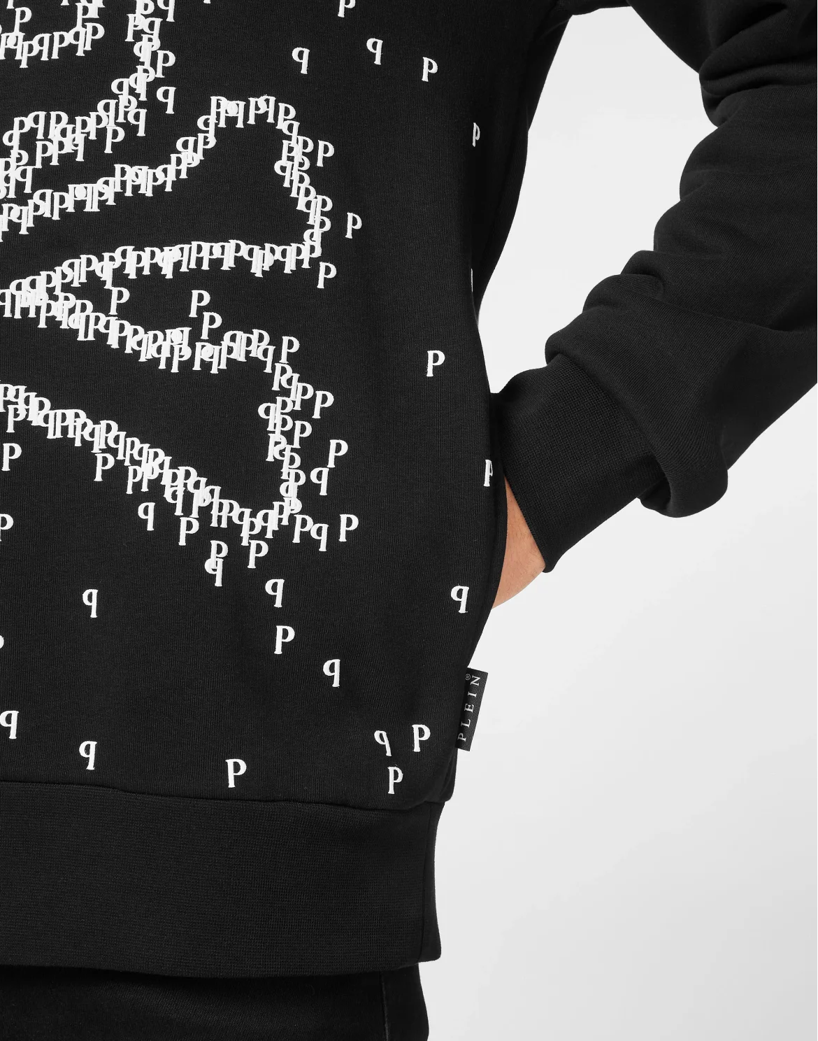 Hoodie Sweatshirt Skull&Bones, цвет: Черный