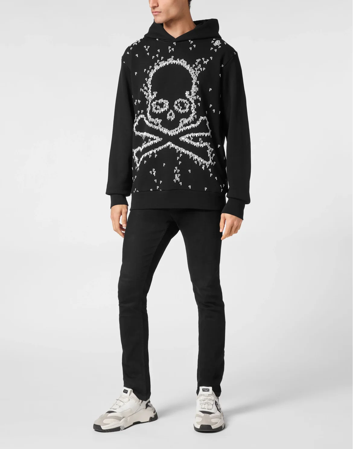 Hoodie Sweatshirt Skull&Bones, цвет: Черный