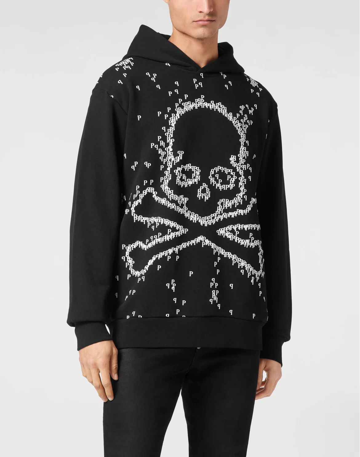 Hoodie Sweatshirt Skull&Bones, цвет: Черный