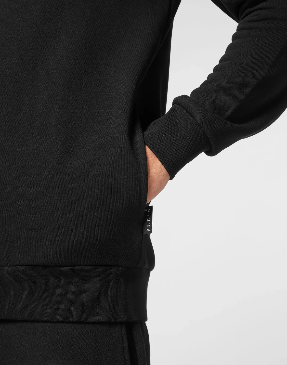 Zipped Hoodie Sweatshirt Skull&Bones, цвет: Черный