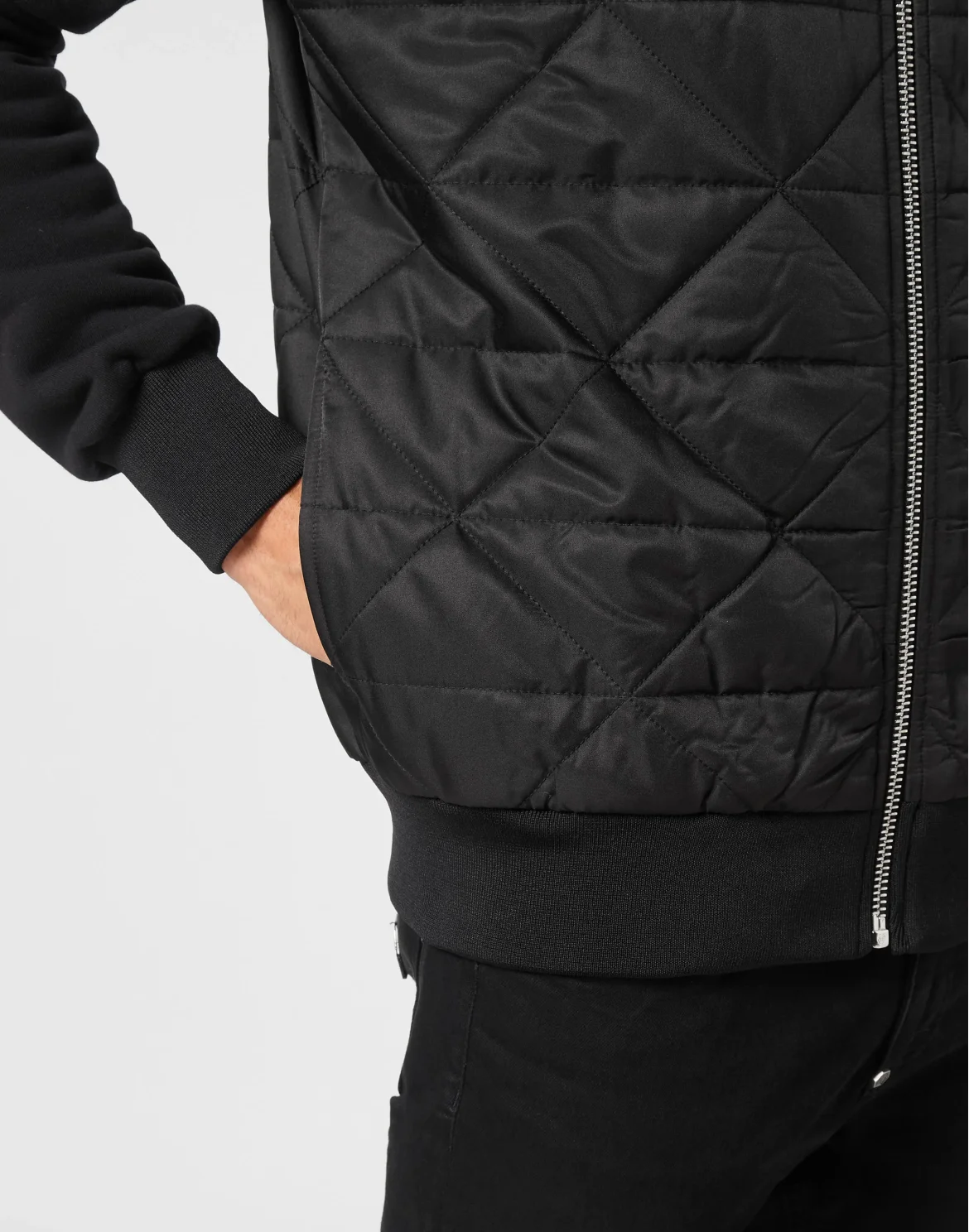Nylon Jogging Jacket, цвет: Черный